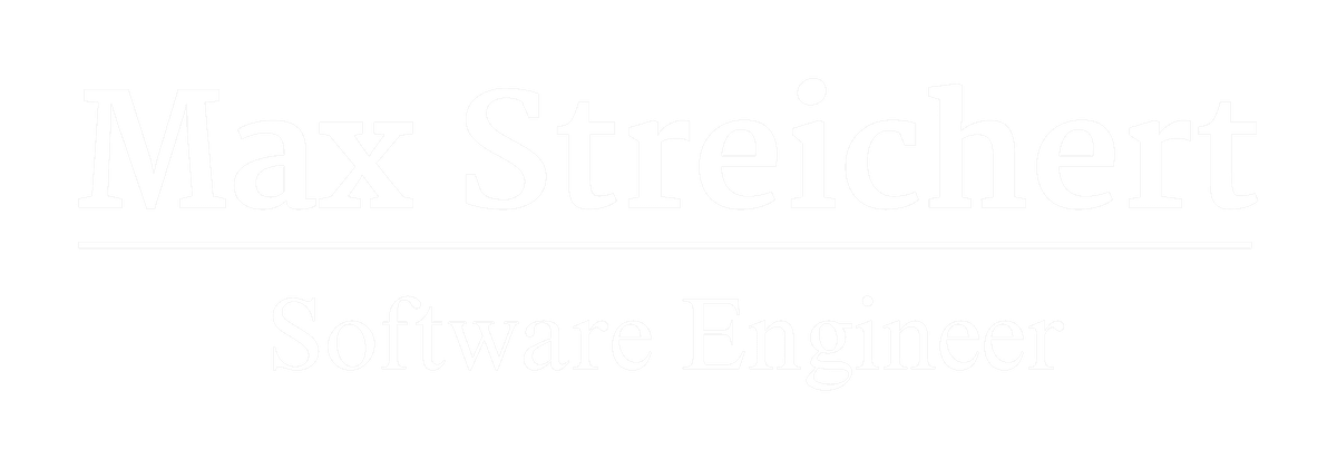 Max Streichert · Developer